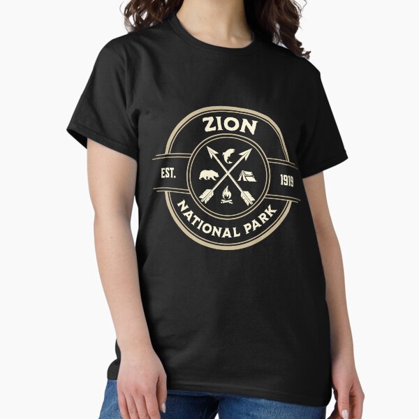 Vista previa del artículo con la obra «El Parque Nacional Zion se fundó en 1919», diseñado y vendido por Sequoia Supply CO.