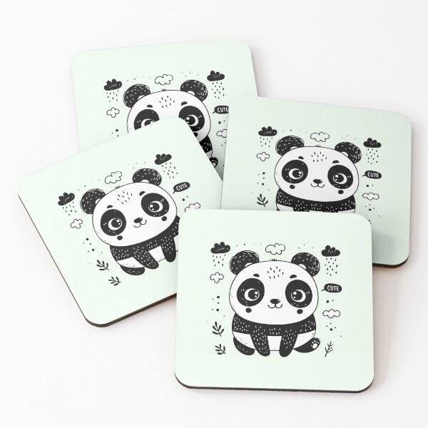 Item preview, Adorable Panda- Kawaii Asian Art Collection designed and sold by happyartworks.