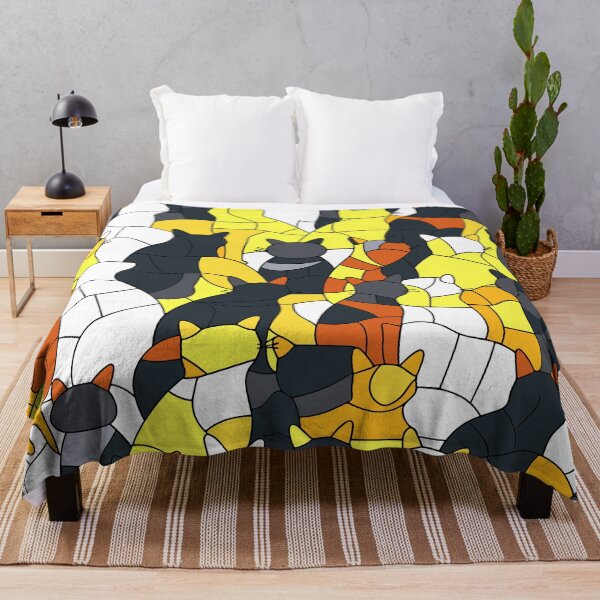 Item preview, Colorful Cat Pattern Abstract designed and sold by triyaniaba.