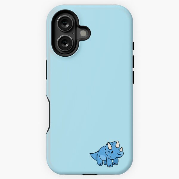 Item preview, Baby Blue Triceratops designed and sold by Sparrows-Art.