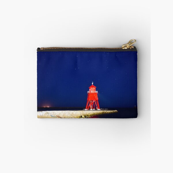 Item preview, Herd Groyne Lighthouse at night. designed and sold by sicowboy.