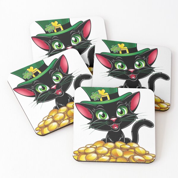 Item preview, Lucky Cat Leprechaun designed and sold by StormArte.