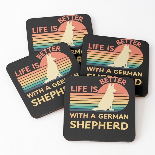 Item preview, Life is Better with a German Shepherd Retro Vintage designed and sold by Guess4best.