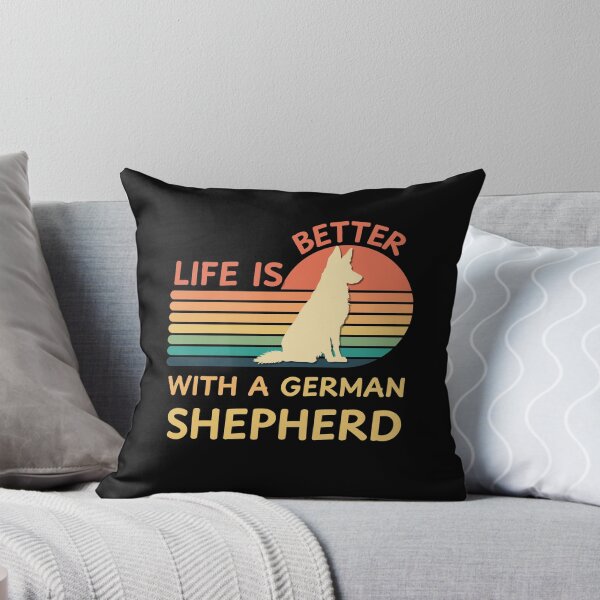 Item preview, Life is Better with a German Shepherd Retro Vintage designed and sold by Guess4best.