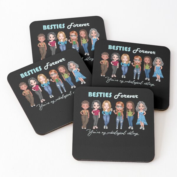 Item preview, Besties Forever BFF Best friends Unbiological Siblings Chibi designed and sold by studiopekepeke.