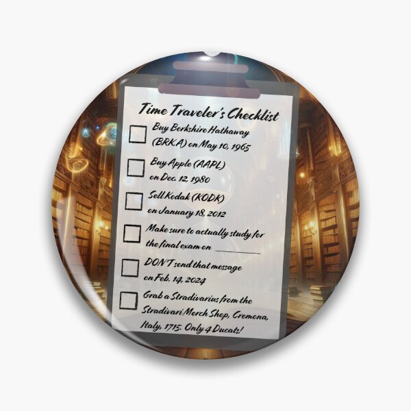 Item preview, Time Travel Checklist XI designed and sold by nature. electrified..