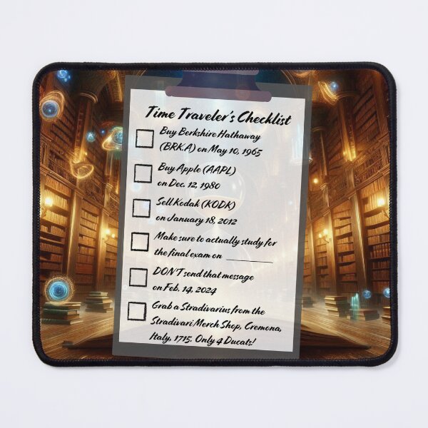 Item preview, Time Travel Checklist XI designed and sold by nature. electrified..