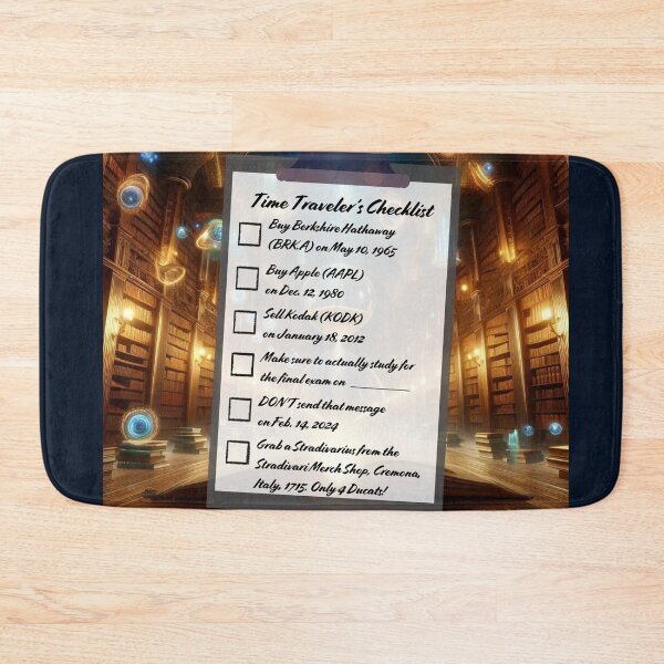Item preview, Time Travel Checklist XI designed and sold by nature. electrified..