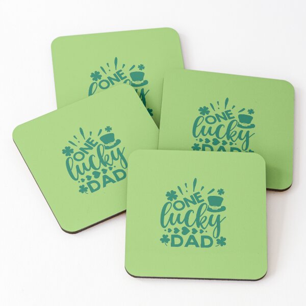 Item preview, One Lucky Dad Clover St. Paddy’s Day, Green, Irish, St. Patrick’s Day, New York, Chicago designed and sold by UPPrints.