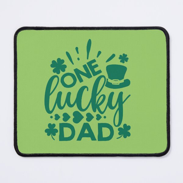 Item preview, One Lucky Dad Clover St. Paddy’s Day, Green, Irish, St. Patrick’s Day, New York, Chicago designed and sold by UPPrints.