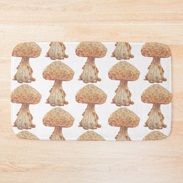 Item preview, Wrinkled Peach Mushroom (Transparent) designed and sold by BreenanaBread.