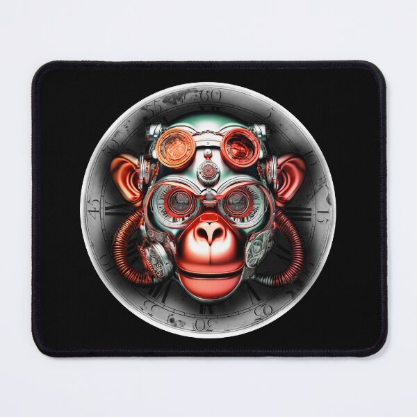 Item preview, Steampunk retro style Chimpanzee monkey designed and sold by Drone-tees.