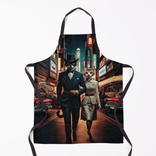 Item preview, A retro cat couple goes out! (2) designed and sold by DocGermanicus.