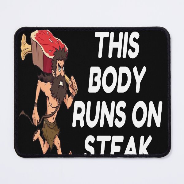 Item preview, teak-Powered Body: Caveman's Rib-Eye Energy designed and sold by HumanGoodHealth.