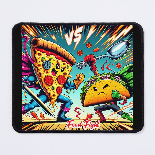 Item preview, Food Fight - Pizza vs Taco designed and sold by tw2us.