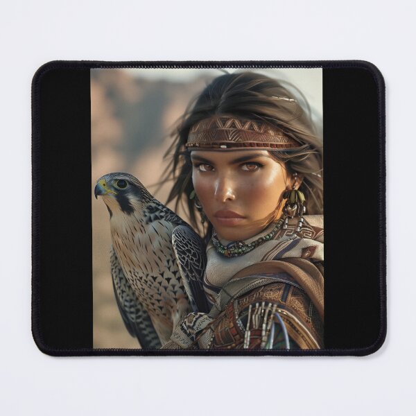 Item preview, Desert Falconer: Warrior Woman of the Sands designed and sold by ArtVibeCo.