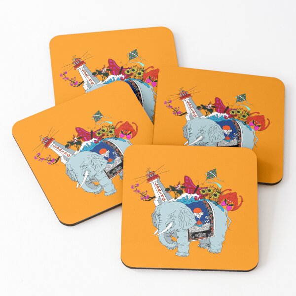 Item preview, Surreal Elephant with Spring Elements designed and sold by triyaniaba.