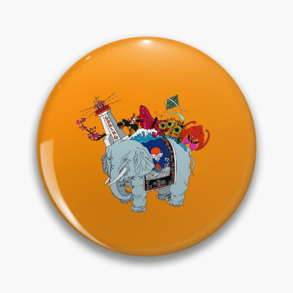 Item preview, Surreal Elephant with Spring Elements designed and sold by triyaniaba.