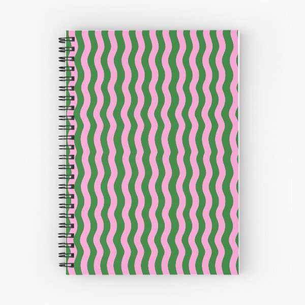 Item preview, Abstract Wavy Wiggle Lines Pink and Green designed and sold by OneThreeSix.