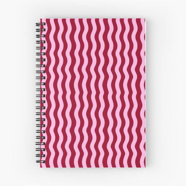 Item preview, Abstract Wavy Wiggle Lines Pink and Red designed and sold by OneThreeSix.