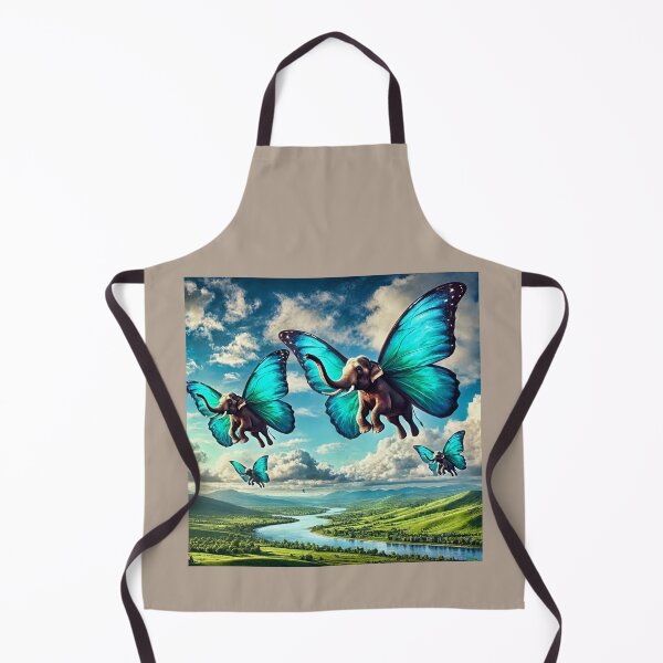 Item preview, Flight of Fantasy Elephants designed and sold by GlassPenny.