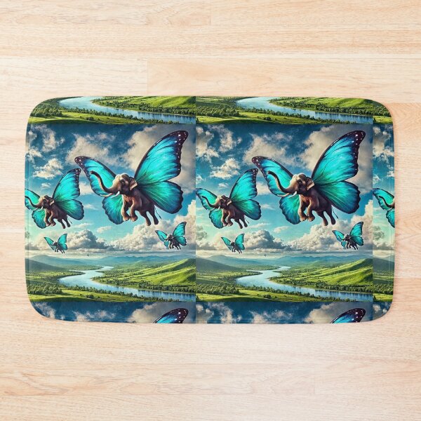 Item preview, Flight of Fantasy Elephants designed and sold by GlassPenny.