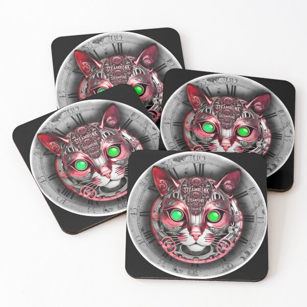Item preview, Steampunk retro style Cat designed and sold by Drone-tees.