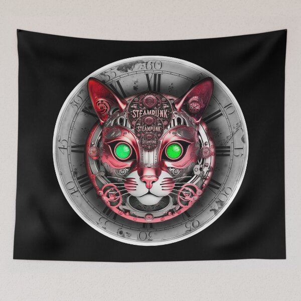 Item preview, Steampunk retro style Cat designed and sold by Drone-tees.