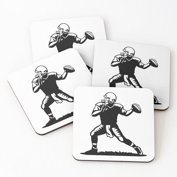 Item preview, Football Quarterback Action Silhouette designed and sold by theartfulaspie.