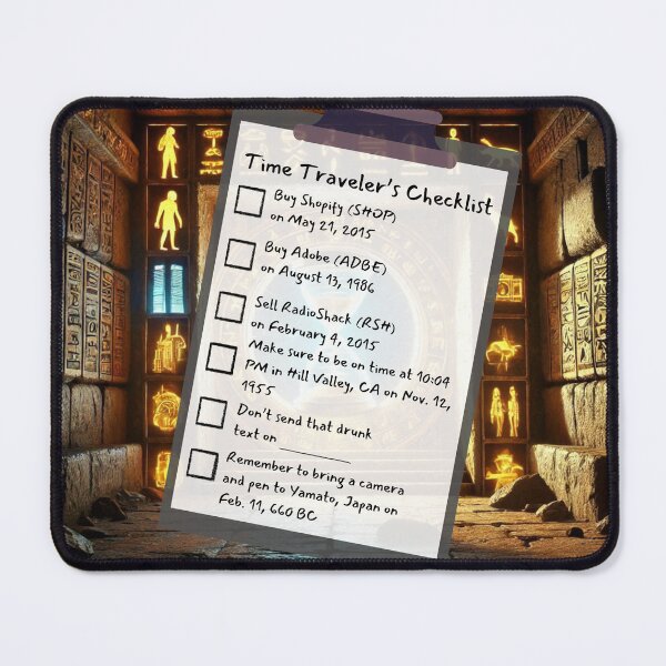 Item preview, Time Travel Checklist XII designed and sold by nature. electrified..