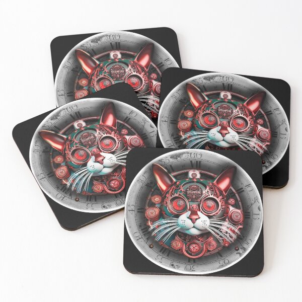 Item preview, Steampunk retro style Cat designed and sold by Drone-tees.