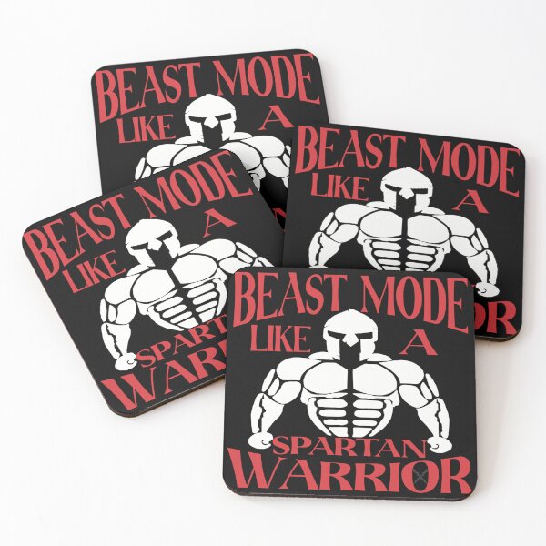 Item preview, Beast Mode Spartan Warrior | Gym Motivation & Fitness Strength Design designed and sold by Brian Gollob Creative Art.