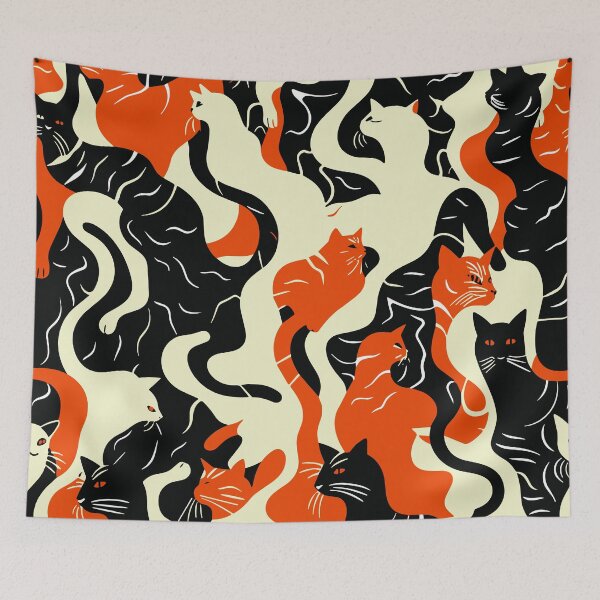 Item preview, Abstract Cat Flow designed and sold by triyaniaba.