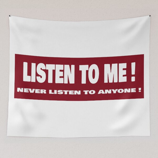 Item preview, Listen To Me designed and sold by 300Spikes.