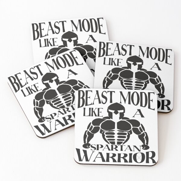 Item preview, Beast Mode Spartan Warrior | Gym Motivation & Fitness Strength Design designed and sold by Brian Gollob Creative Art.