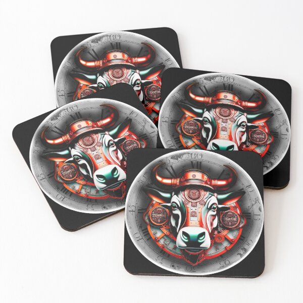Item preview, Steampunk retro style Bull designed and sold by Drone-tees.