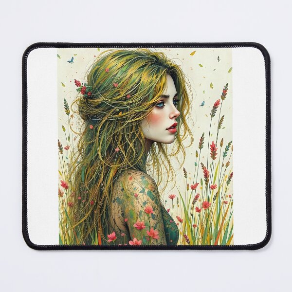 Item preview, The female spirit of the high Grass  designed and sold by Farbenmieze.