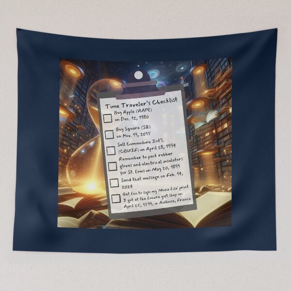 Item preview, Time Travel Checklist XIII designed and sold by nature. electrified..