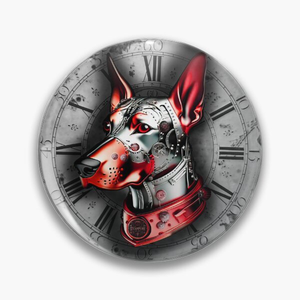 Item preview, Steampunk retro style Doberman pinscher dog designed and sold by Drone-tees.