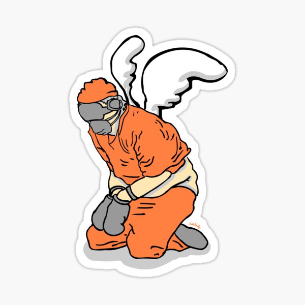 guantanamo angel Sticker