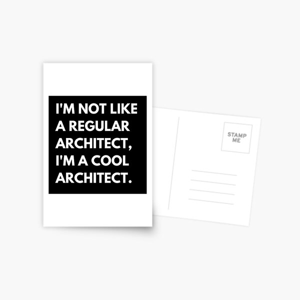 Item preview, I'm Not Like A Regular Architect I'm A Cool Architect Funny designed and sold by Youcan2.