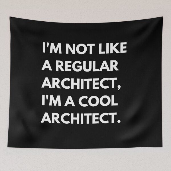 Item preview, I'm Not Like A Regular Architect I'm A Cool Architect Funny designed and sold by CuteLovelyDesigns.