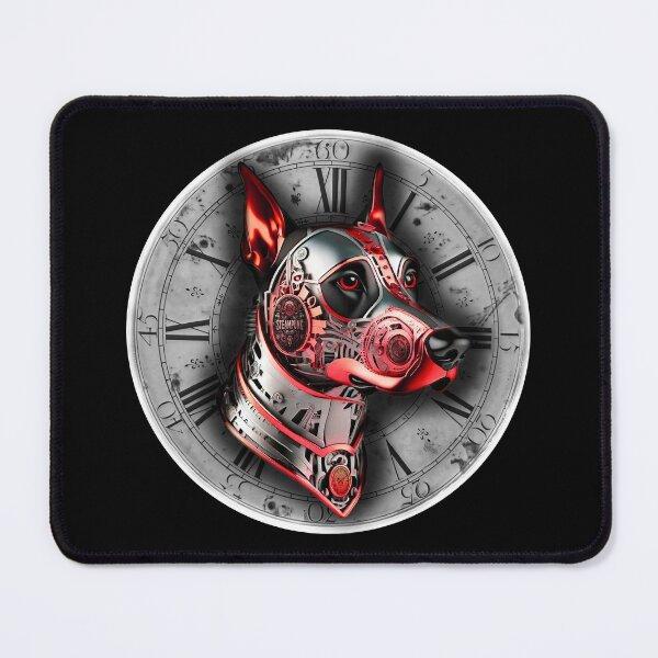 Item preview, Steampunk retro style Doberman pinscher dog designed and sold by Drone-tees.