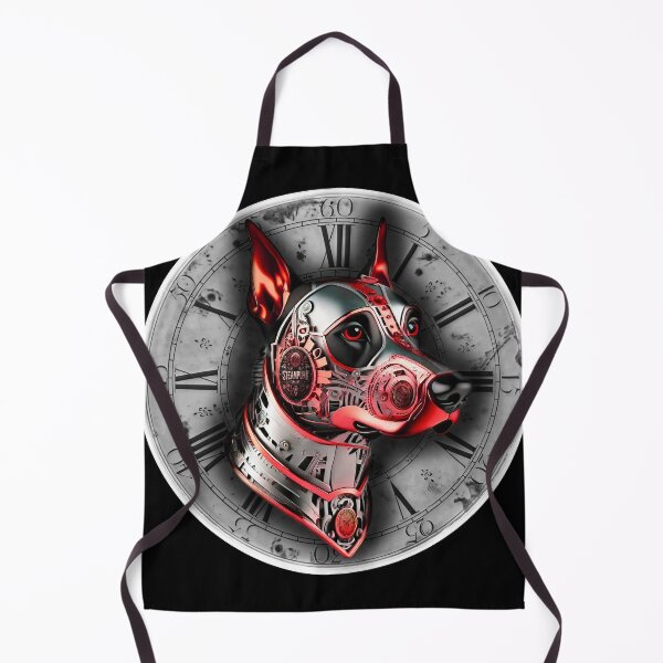 Item preview, Steampunk retro style Doberman pinscher dog designed and sold by Drone-tees.