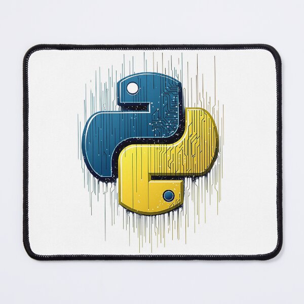 Item preview, Futuristic Python Code Glow – Aesthetic Programming Design designed and sold by VibeTCreations.