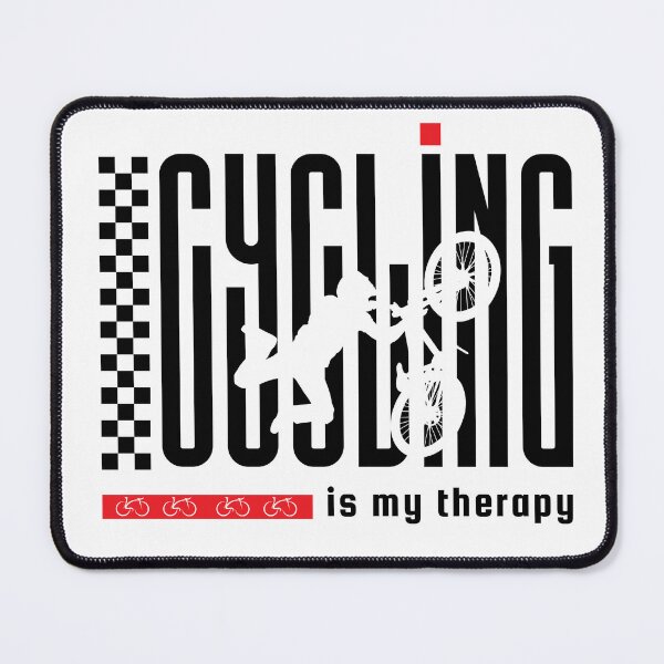 Item preview, Cycling is My Therapy: How Pedaling Brings Peace, Stress Relief, and Mental Clarity | Funny designed and sold by BMLprint ⭐⭐⭐⭐⭐.