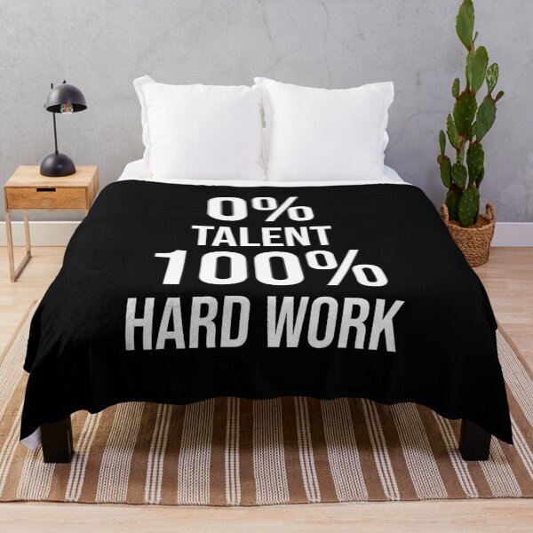 Item preview, Talent vs Hard Work - Hustle, Success, Motivational designed and sold by chantastical.