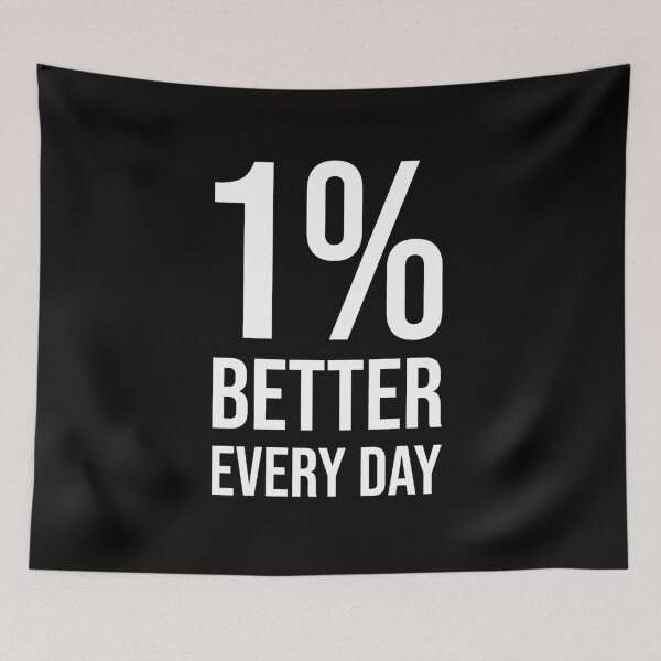 Item preview, One Percent Better Every Day - Hustle, Success, Motivational designed and sold by chantastical.