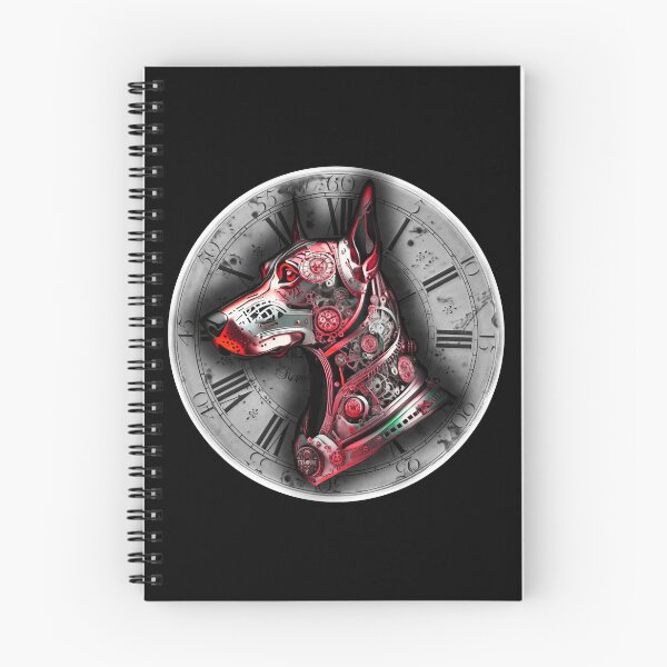 Item preview, Steampunk retro style Doberman pinscher dog designed and sold by Drone-tees.