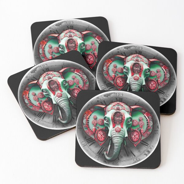 Item preview, Steampunk retro style elephant designed and sold by Drone-tees.